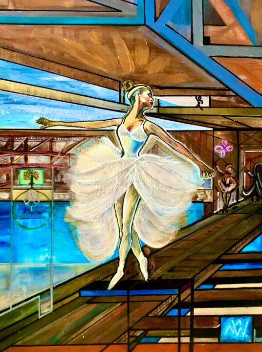 May We Dance 绘画, 31.5x23.6 in