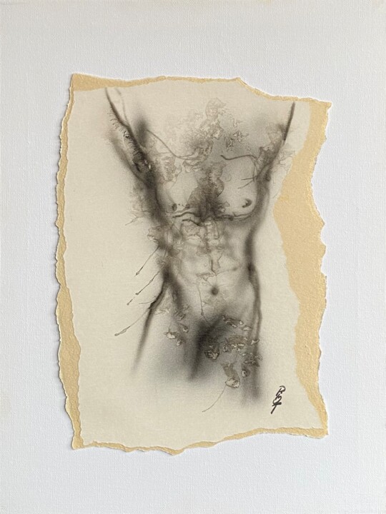 Sans titre 17 绘画, 15.8x11.8 in