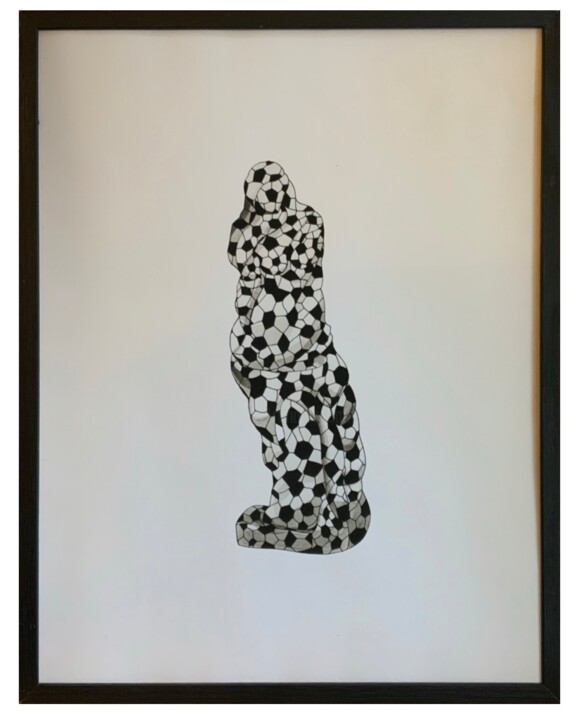 Drawing titled "Venus" by Mathilde Guégan, Original Artwork, Ink