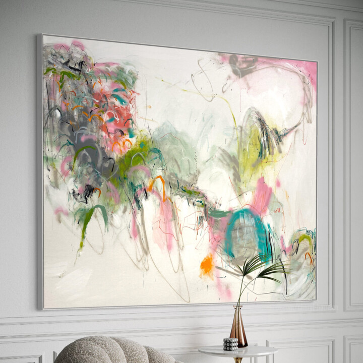 Lost In Thought 绘画, 55.1x66.9 in