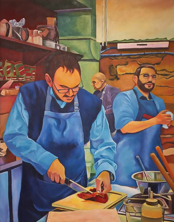Entrecote I 绘画, 38x29.7 in