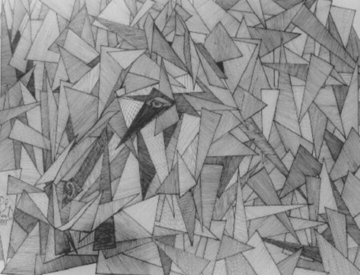 图画,  13.8x19.7 in 