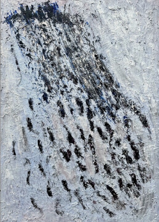 Schilderij getiteld "Rare Earth III" door Leo Klootwijk, Origineel Kunstwerk, Olie