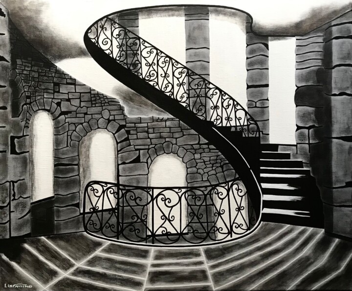 Urbex 绘画, 21.3x25.6 in