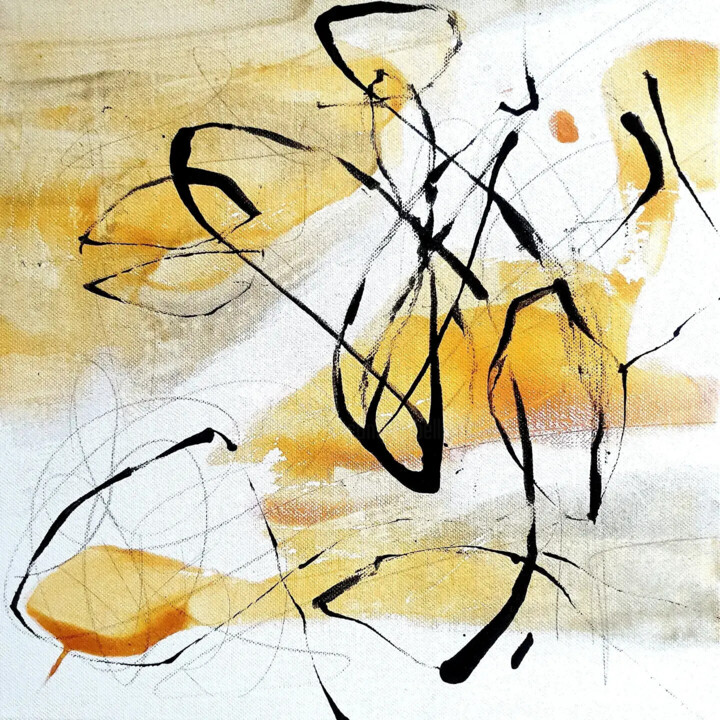 Peinture intitulée "Colors of my dreams…" par Isabelle Mignot, Œuvre d'art originale, Acrylique Monté sur Châssis en bois