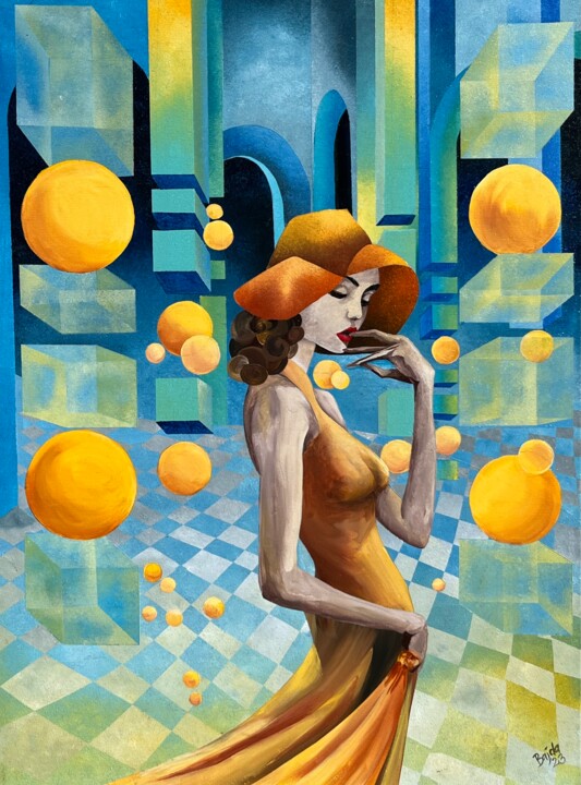 Gdzieś za tęczą 绘画, 31.5x23.6 in
