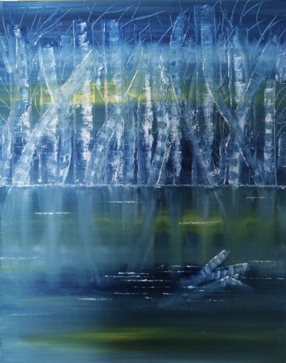 Vers le roseau 绘画, 19.7x15.8 in