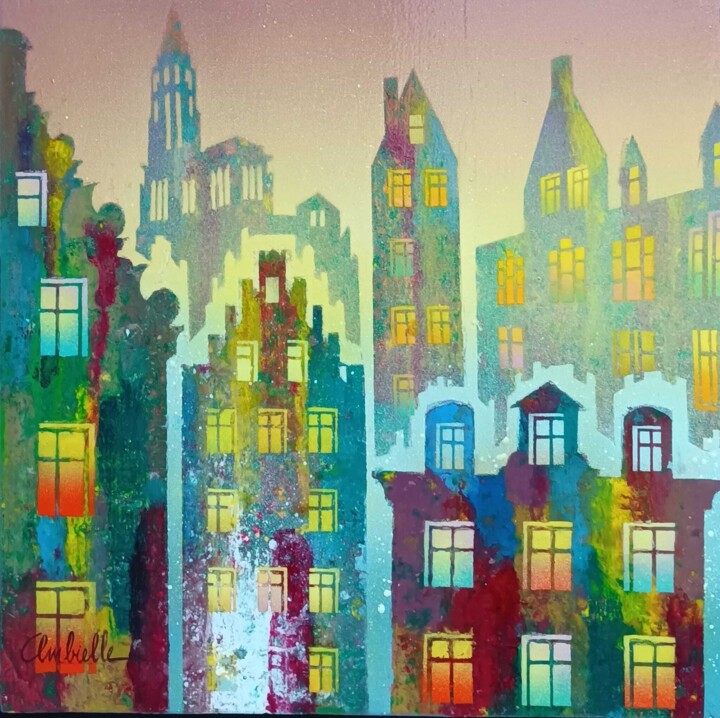 Peinture intitulée "PRELUDE 06" par Bernard Ambielle, Œuvre d'art originale, Huile