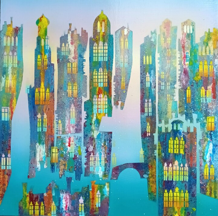 Peinture intitulée "BAROCCO 12" par Bernard Ambielle, Œuvre d'art originale, Huile