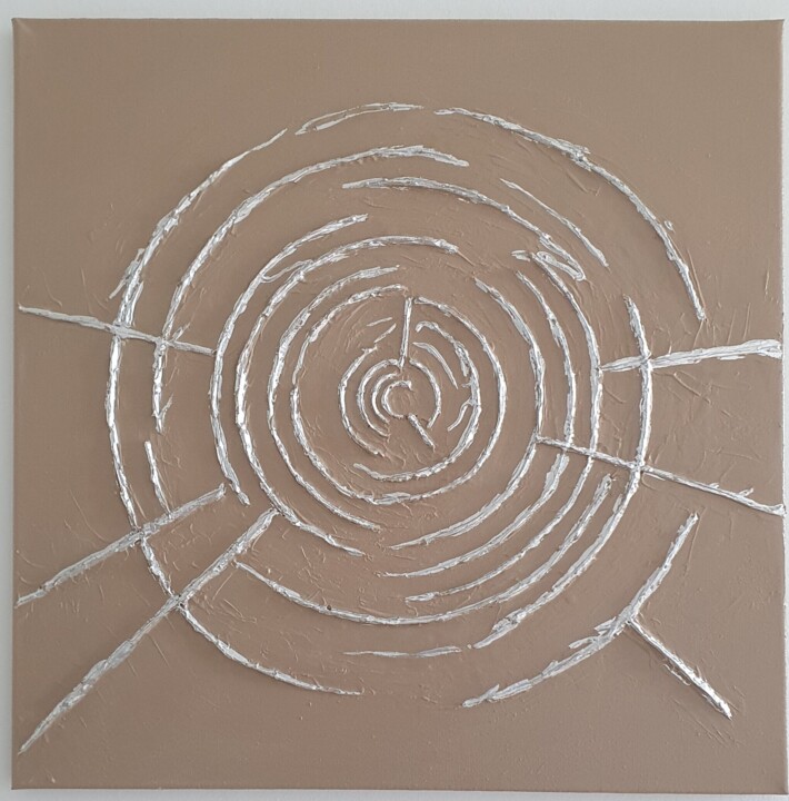 Light Illusions 绘画, 19.7x19.7 in