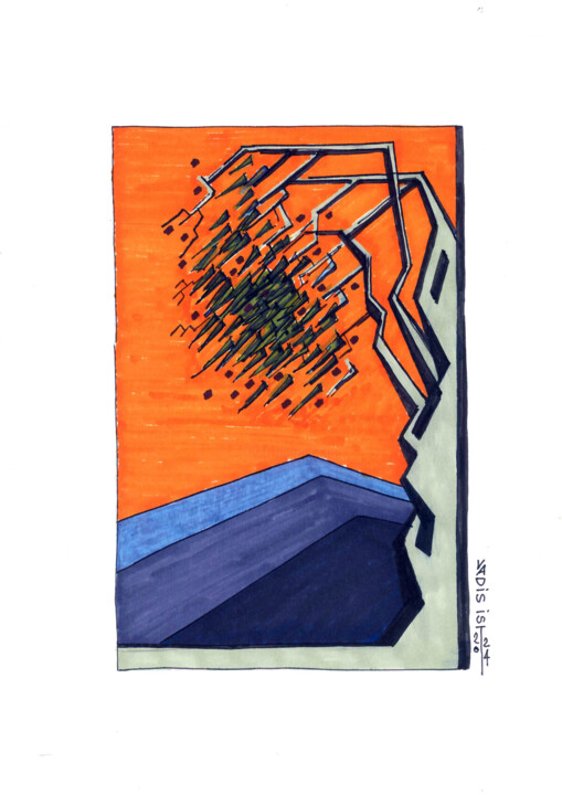 Drawing,  13x9.8 in 