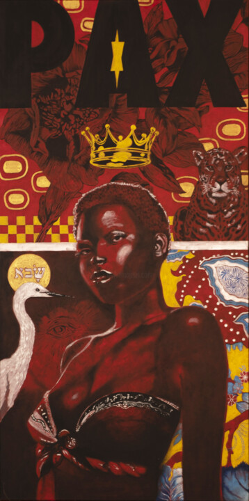 (reine de) SABA 绘画, 47.2x23.6 in