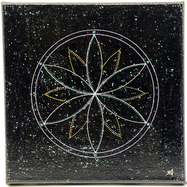 Jai Ma 绘画, 7.9x7.9 in