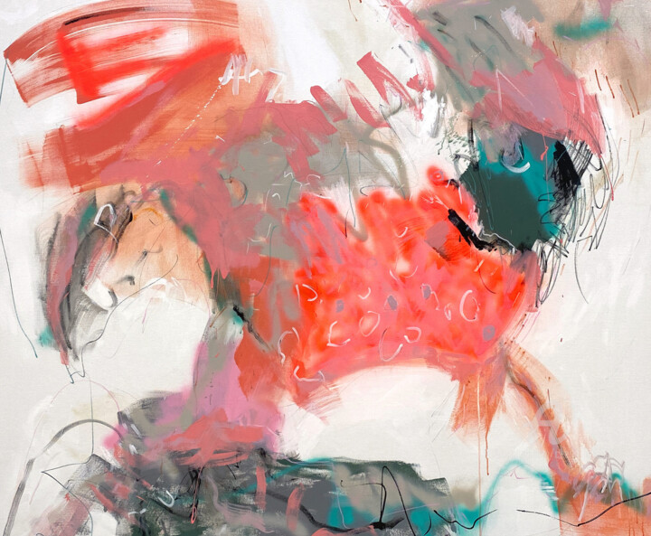绘画,  55.1x66.9 in 