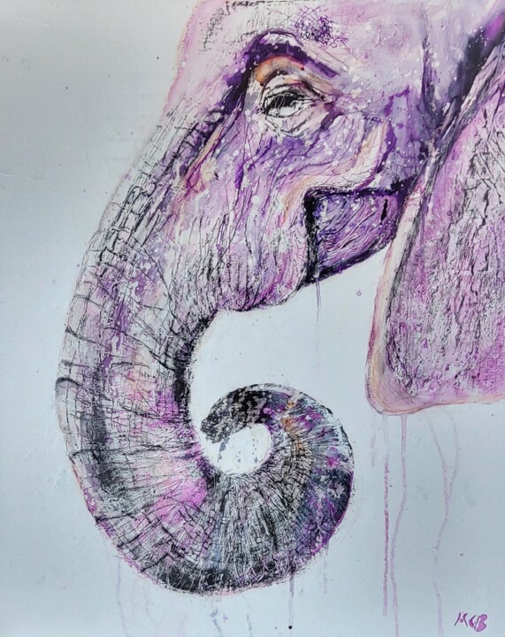 Hydratation 绘画, 27.6x19.7 in