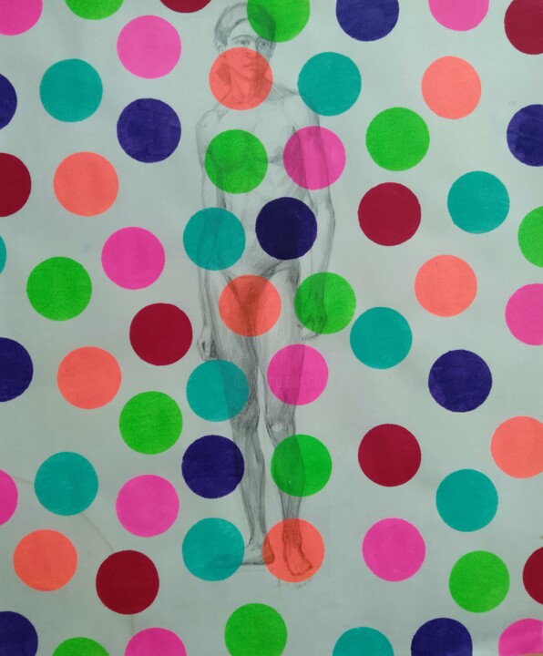 Yayoi Kusama 10 绘画, 23.6x19.7 in