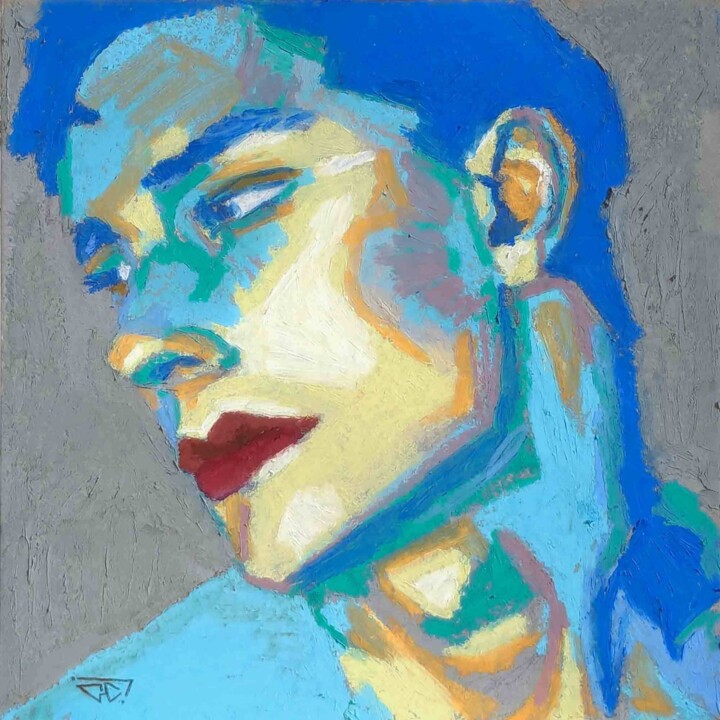 Au final je ne sais plus 绘画, 7.9x7.9 in
