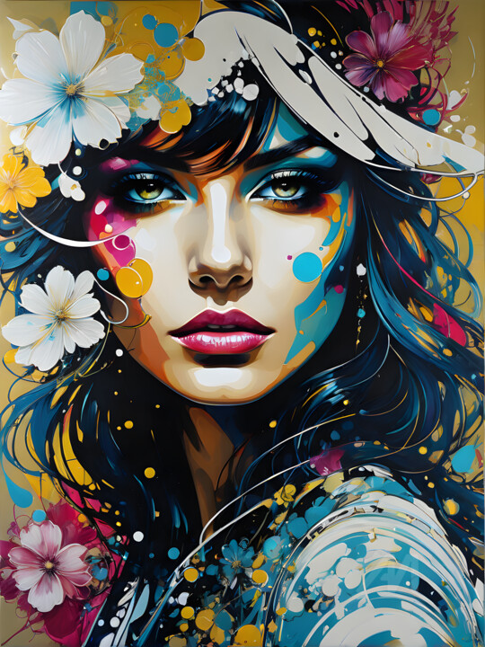 Flower portrait 数字艺术