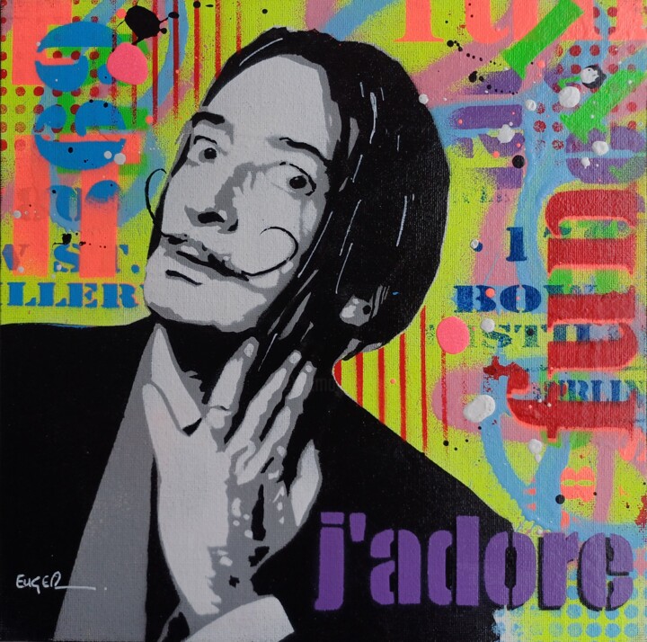 J'adore 绘画, 9.8x9.8 in