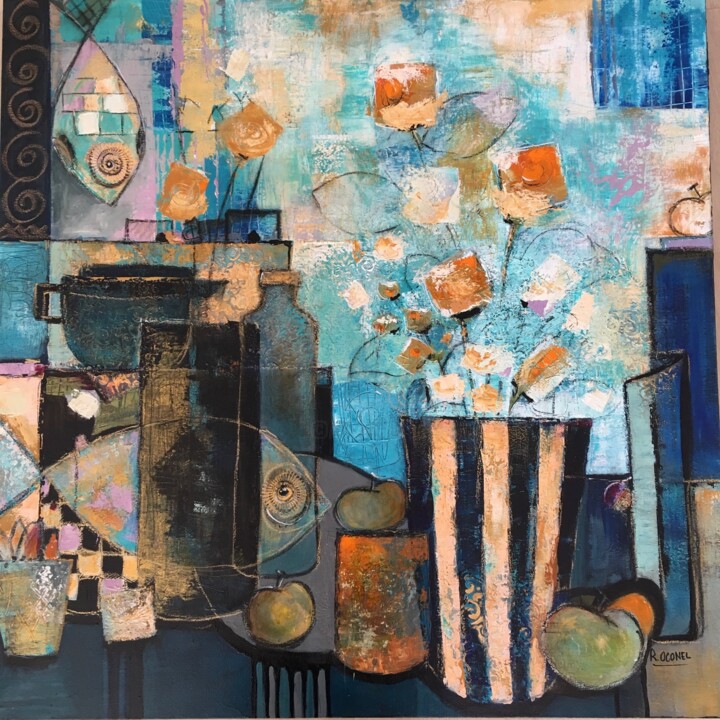 绘画,  39.4x39.4 in 