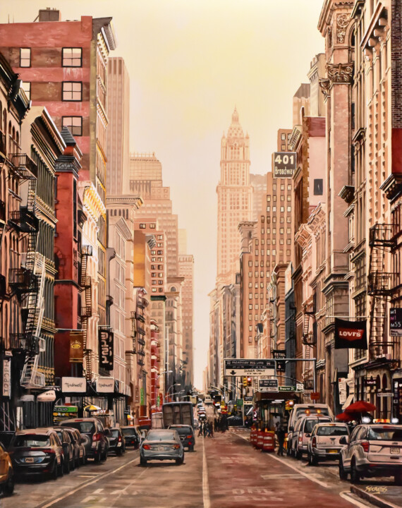 Broadway #2 (New York #121) Pittura, 47,2x37,4 in