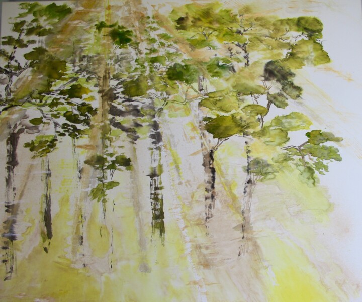 Vibration Végétale 2020.6 Painting, 39.4x47.2 in
