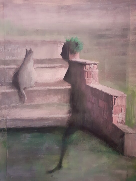 paesaggi urbani Schilderij, 12,6x8,3 in