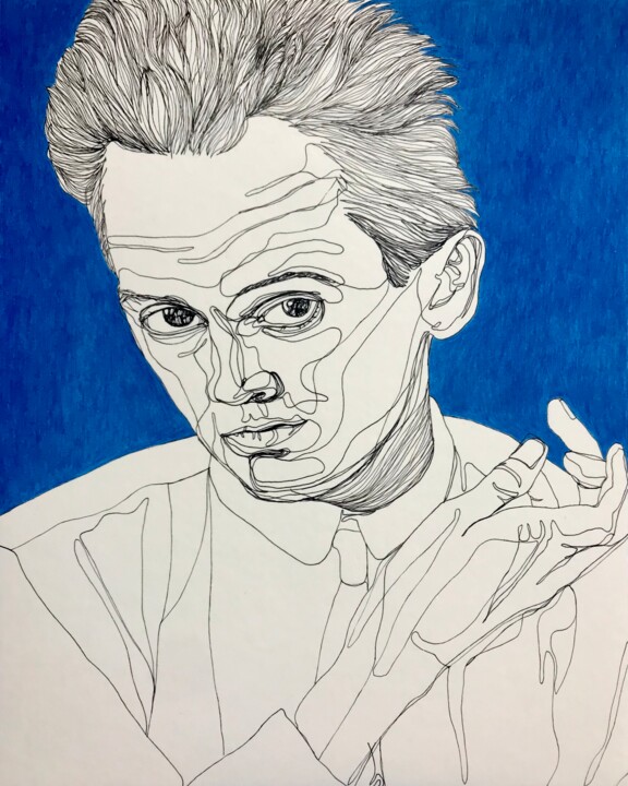 Portrait d'Egon Schiele 图画, 10x8 in