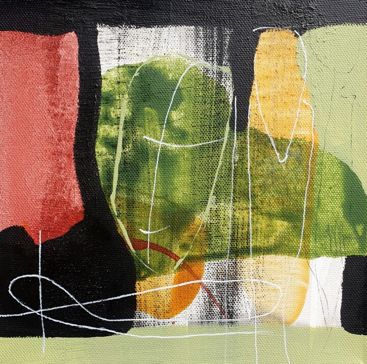 Peinture intitulée "Colors of my dreams…" par Isabelle Mignot, Œuvre d'art originale, Acrylique Monté sur Châssis en bois
