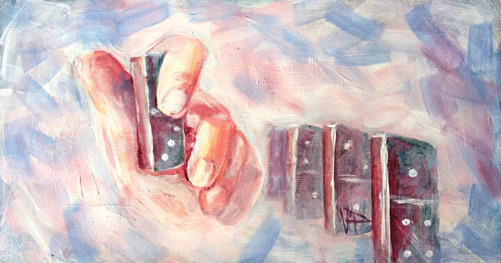 Be careful but don't lose your excitement 绘画, 5.9x11.8 in