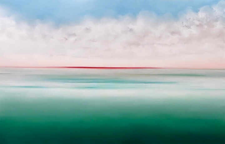 Malerei mit dem Titel "DEEP INSIDE 64" von Larissa Uvarova, Original-Kunstwerk, Öl