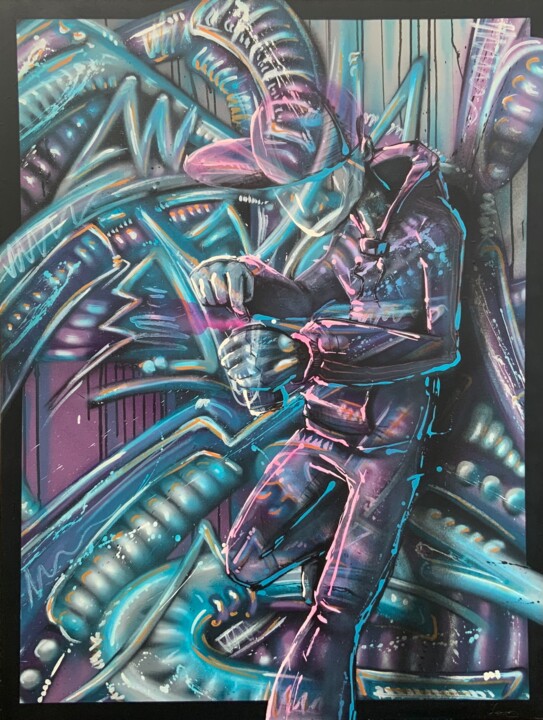 Pause bière 绘画, 45.7x35 in