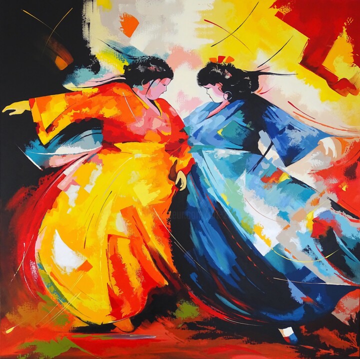 绘画,  39.4x39.4 in 