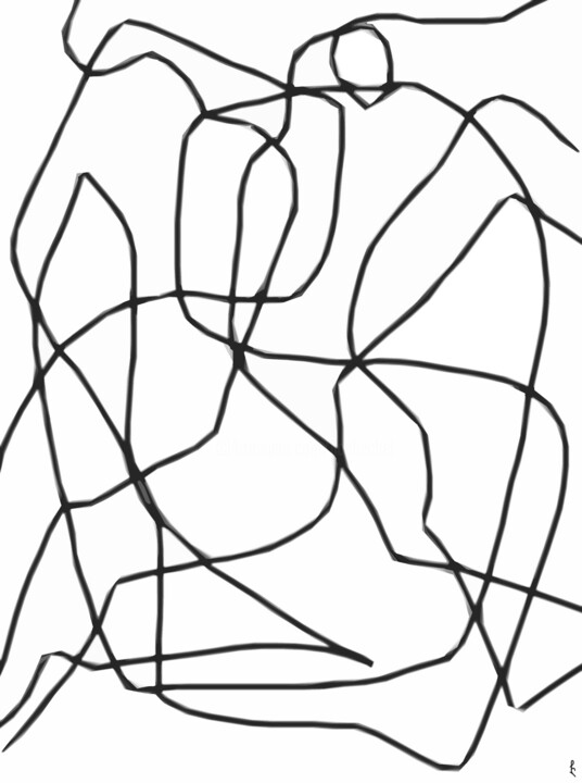 Abstractissimo (variation#1) 数字艺术, 23.6x17.7 in