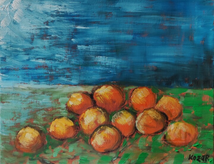 Mandarine 绘画, 13.8x17.7 in