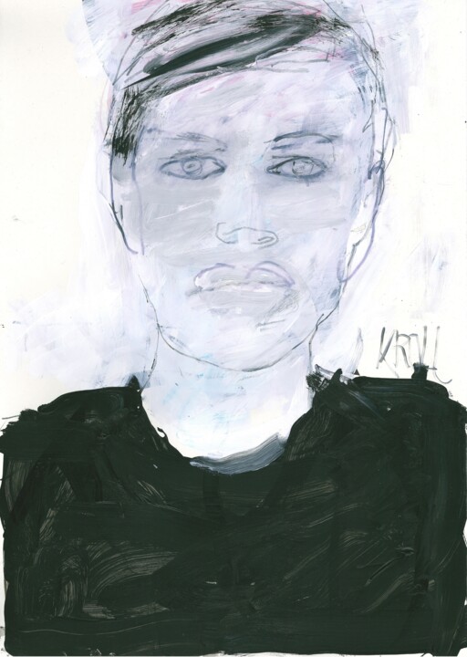 Porträt 46 Tekening, 16,5x11,6 in