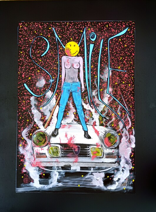 Smile Schilderij, 31,5x23,6 in