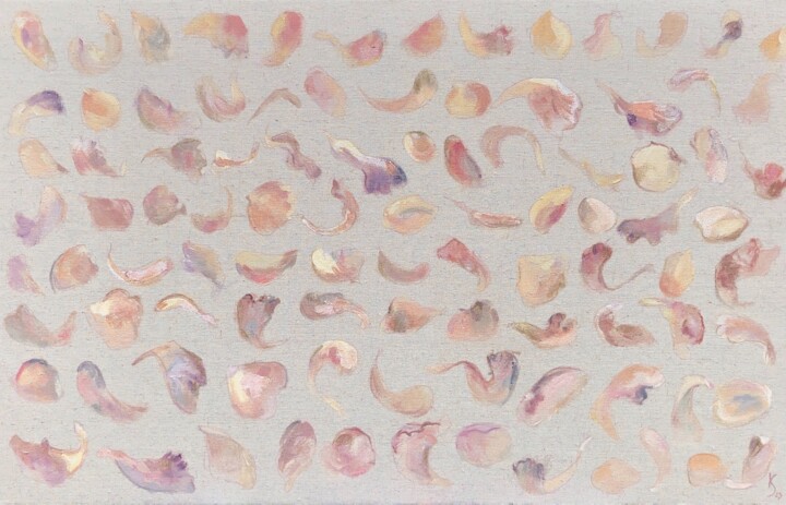 Peinture intitulée "Przemijalność rzecz…" par Katarzyna Stopińska, Œuvre d'art originale, Acrylique