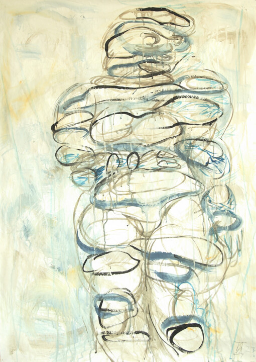 Woman 8,23 绘画, 43.3x31.5 in
