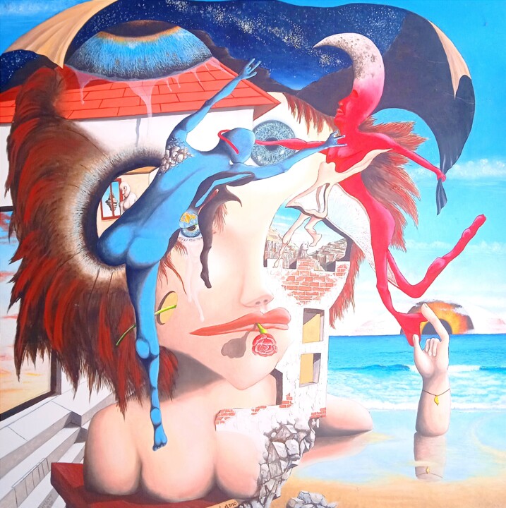 Monnalisa Surreale Картина, 39,4x39,4 in