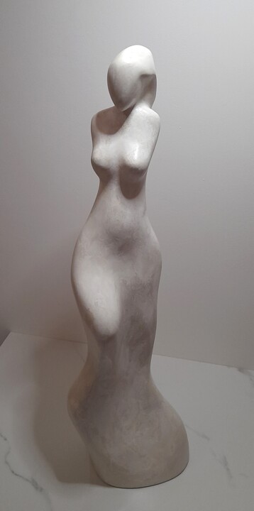 Donna Bianca 雕塑, 27.6x7.9 in