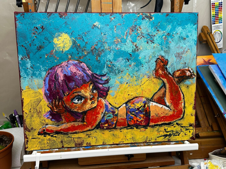 Steps of the making of the work