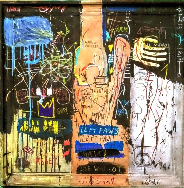 Cessez le feu 绘画, 29.5x29.5 in