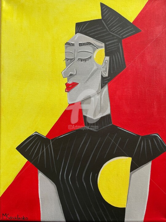 «Смирение» 绘画, 15.8x11.8 in