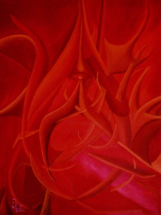 Vagina (1380) 绘画, 27.6x19.7 in