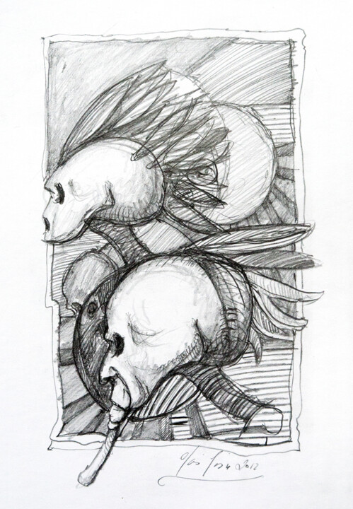 图画,  11.4x8.3 in 
