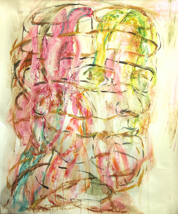 绘画,  59.1x53.2 in 