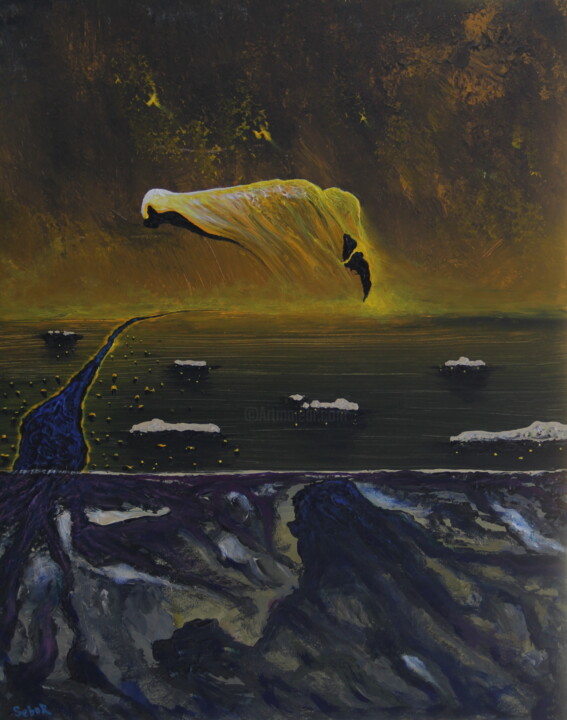 Ascent 绘画, 29.9x24 in