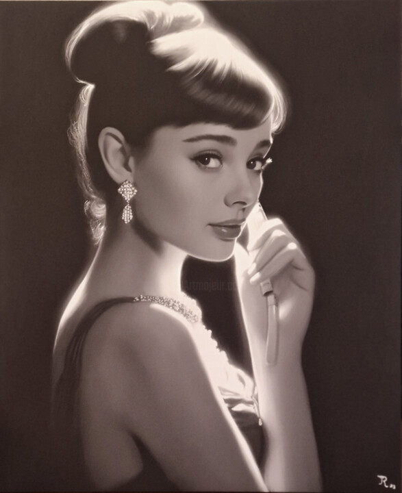 Audrey 绘画, 39.4x31.5 in