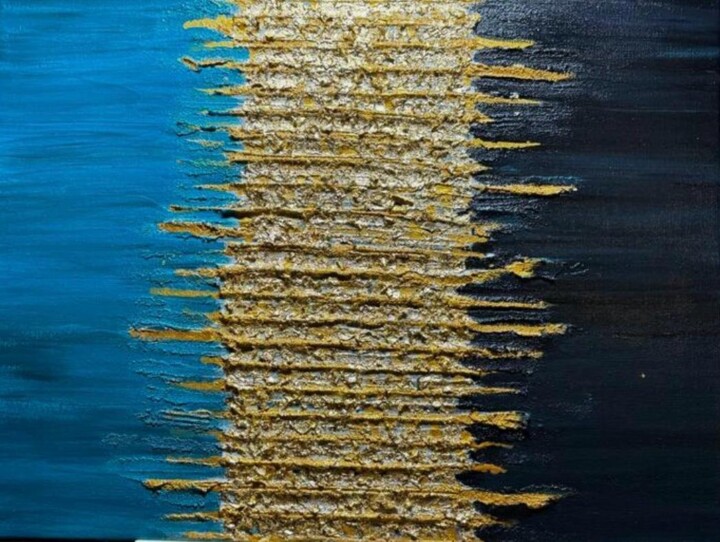 Himmel und Erde 绘画, 11.8x15.8 in